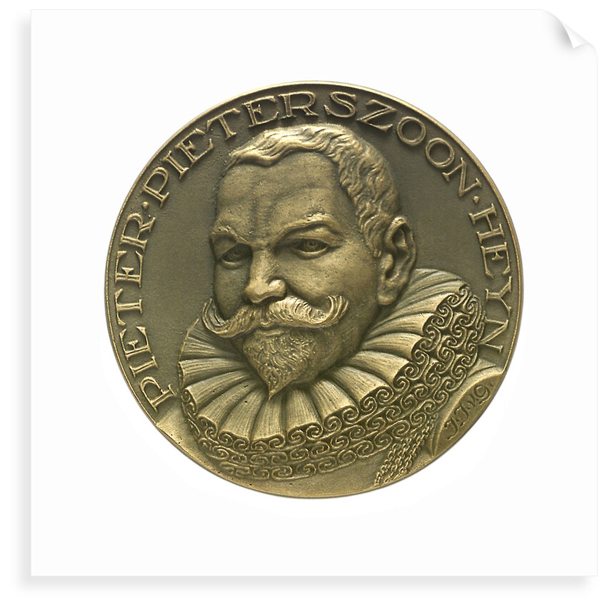 Medal commemorating Admiral Piet Heyn (1578-1629); obverse by J.J. van der Goor