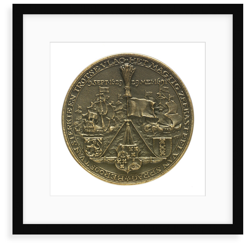 Medal commemorating Admiral Cornelis Tromp (1629-1691); reverse by J.J. van der Goor