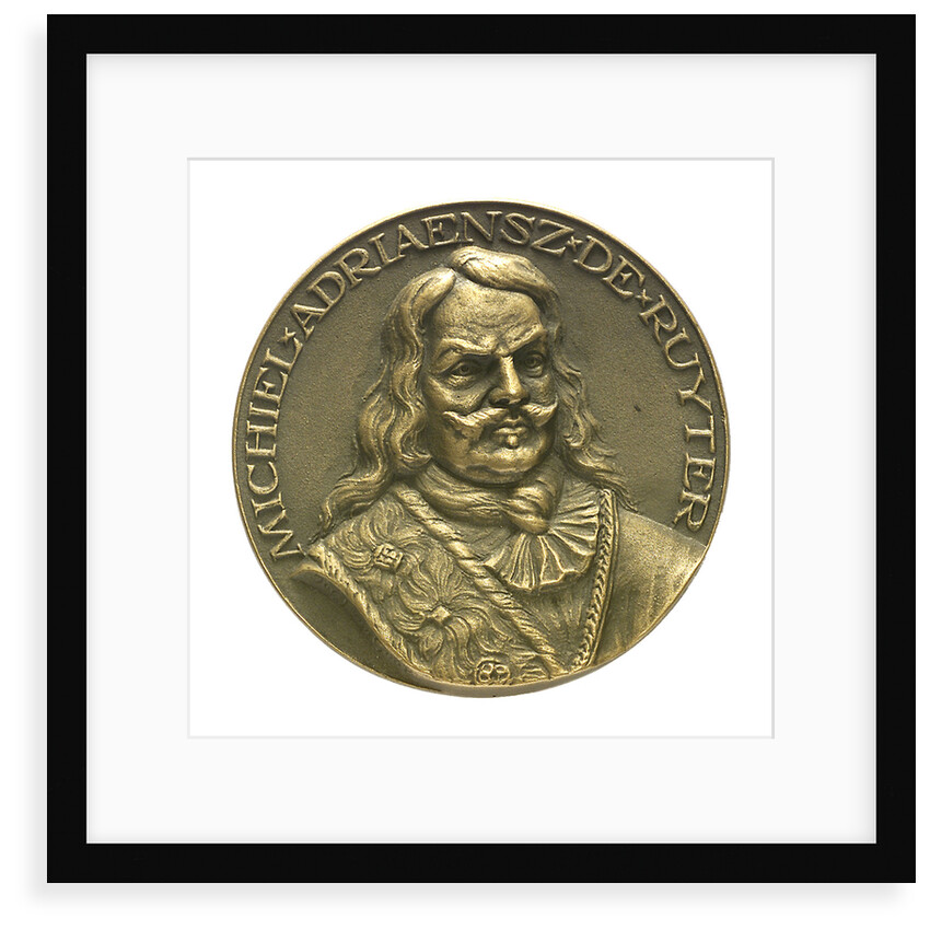 Medal commemorating Admiral Michel Adriaenszoon de Ruyter (1607-1676); obverse by J.J. van der Goor