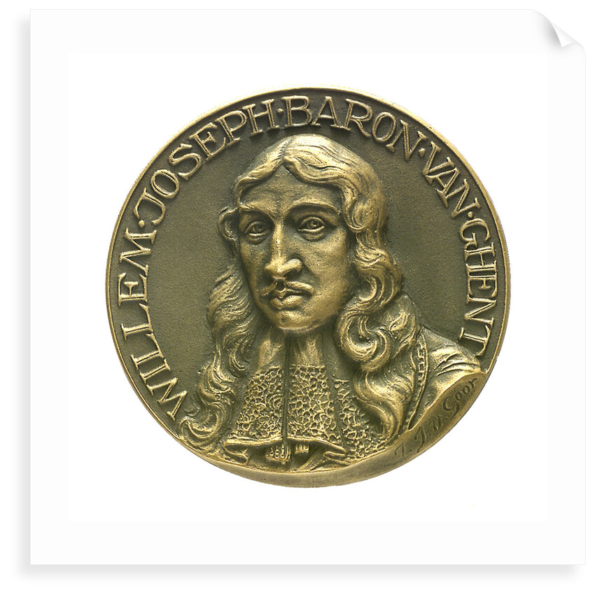 Medal commemorating Admiral William Joseph Baron van Ghent; obverse by J.J. van der Goor