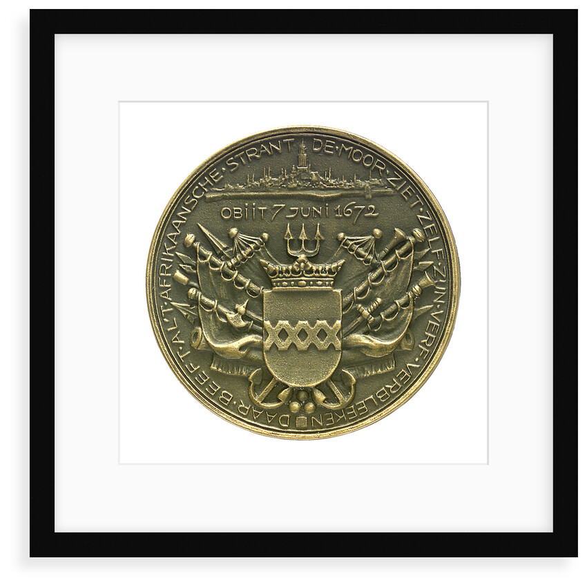 Medal commemorating Admiral William Joseph Baron van Ghent; reverse by J.J. van der Goor