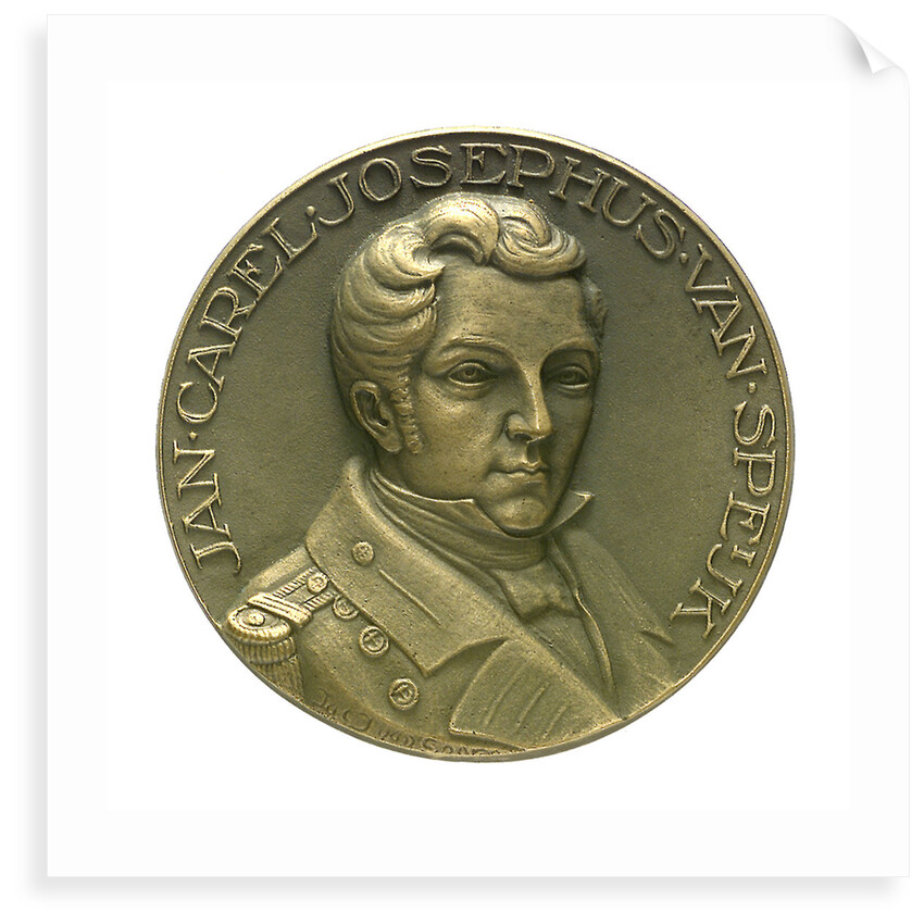 Medal commemorating Lieutenant Jan Carel Josephus van Speyk (1803-1831); obverse by J.J. van der Goor