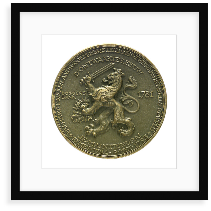 Medal commemorating Admiral Johan Arnold Zoutman (1724-1793); reverse by J.J. van der Goor