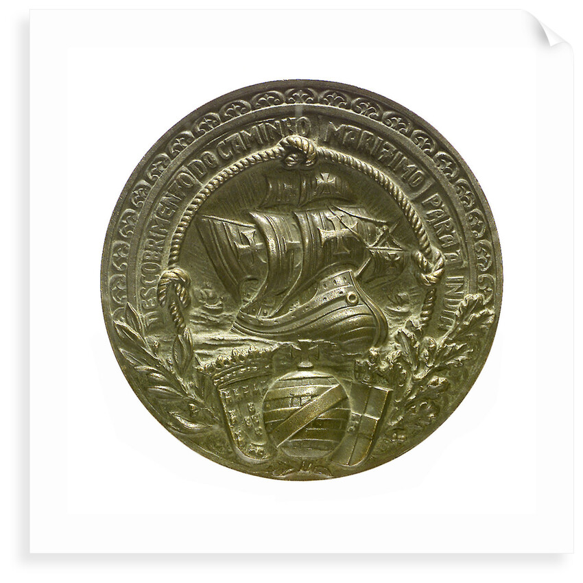 Medal commemorating the Vasco de Gama tercentenary, 1898; reverse by unknown