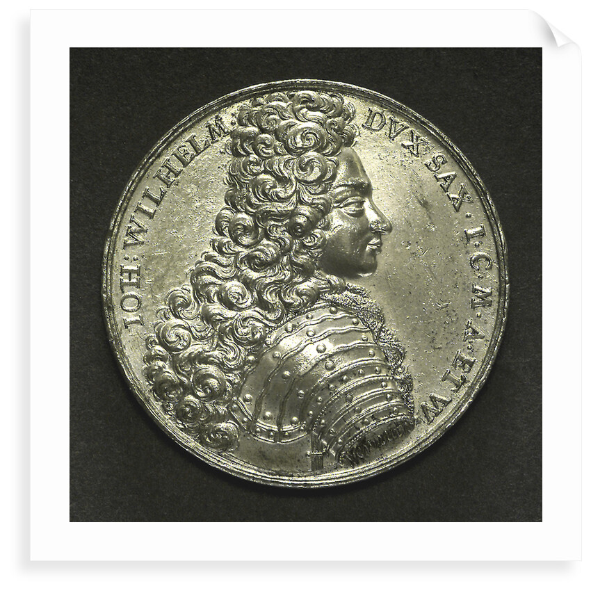 Medal commemorating the Duke of Saxony wrecked near Stockholm, 1702; obverse by C. Wermuth
