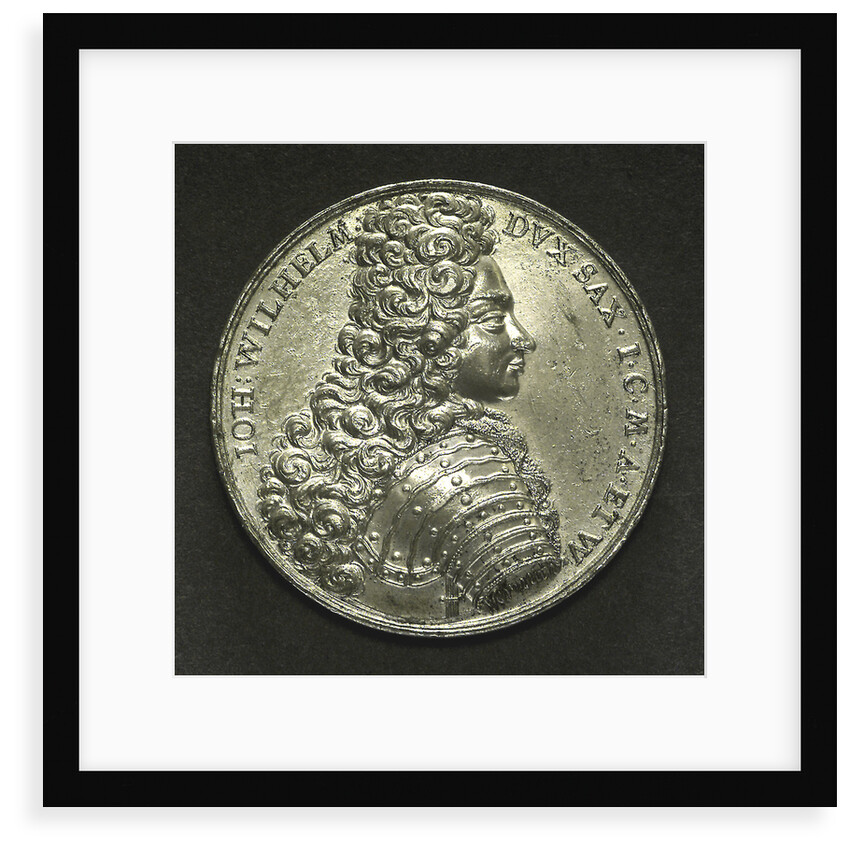 Medal commemorating the Duke of Saxony wrecked near Stockholm, 1702; obverse by C. Wermuth
