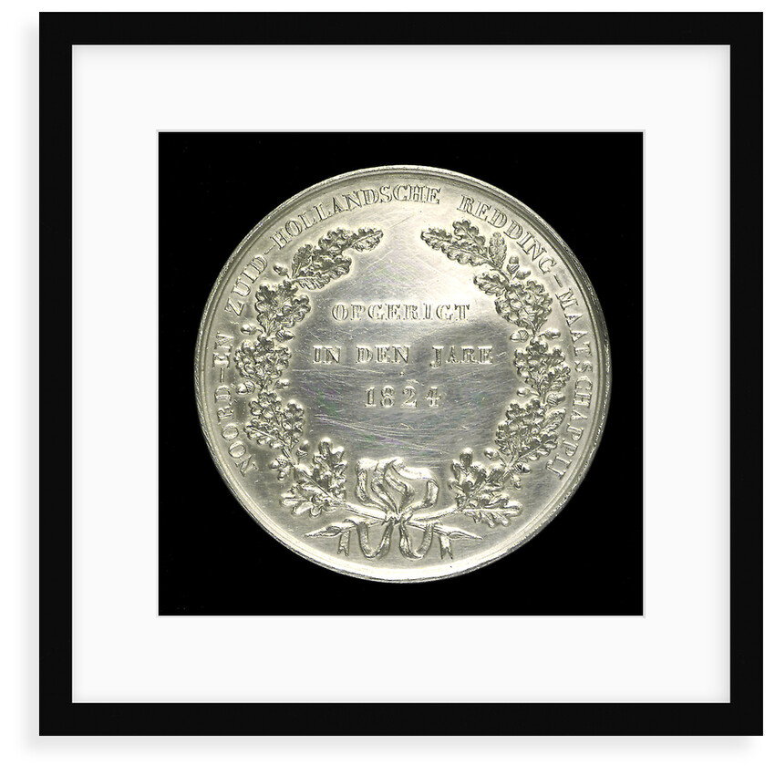 Medal commemorating the North and South Holland Life-Saving Society; 25th anniversary; obverse by unknown