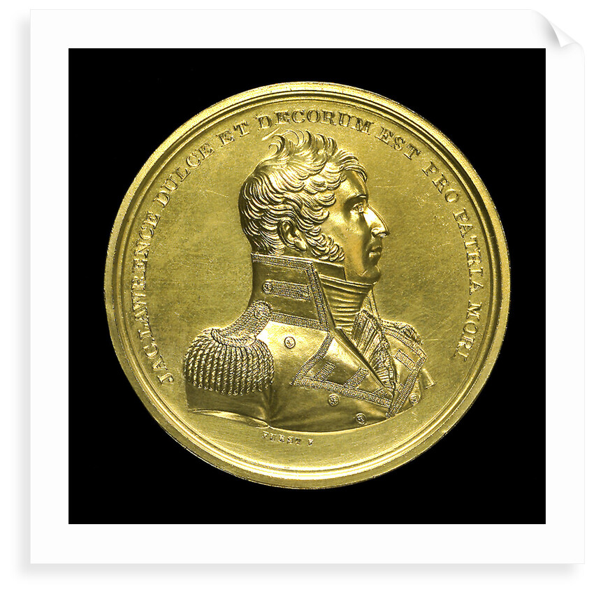 Medal commemorating the capture of HMS 'Peacock', 1813; obverse by Moritz Furst