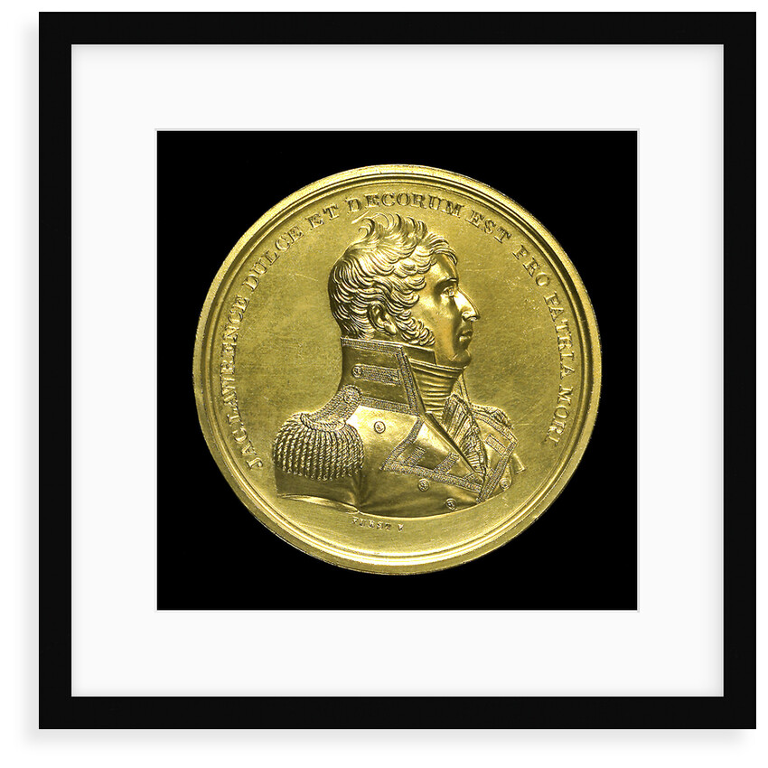 Medal commemorating the capture of HMS 'Peacock', 1813; obverse by Moritz Furst
