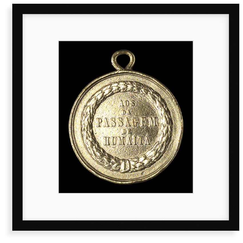 Medal commemorating the Brazilian fleet off Humaita, 1868; reverse by Unknown