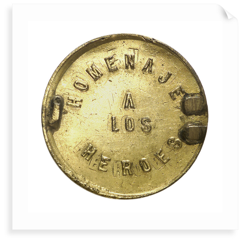 Medal commemorating the action off Iquique, 1879; reverse by unknown