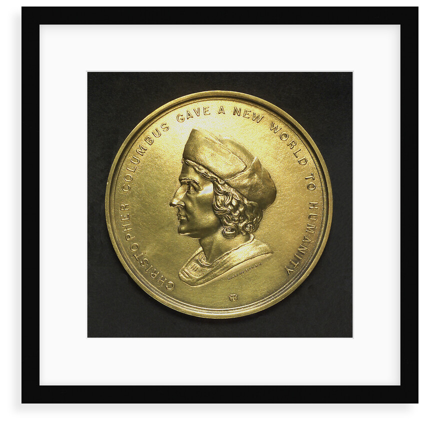 Medal commemorating the Columbian Exposition, 1892; obverse by Tiffany & Co.