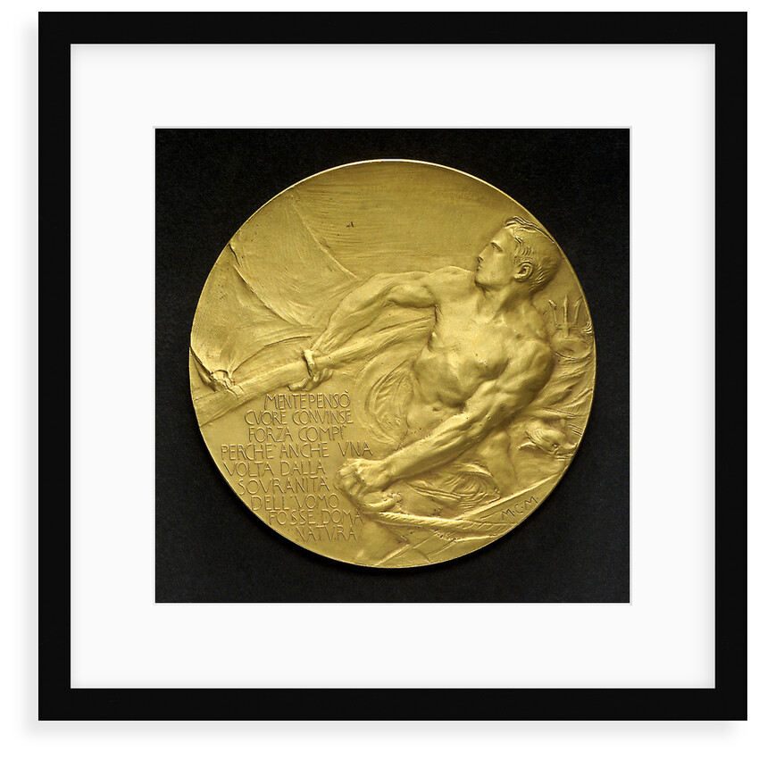 Medal commemorating Duca d'Abruzzi and his North Pole expedition, 1899; reverse by E. Boninsegna