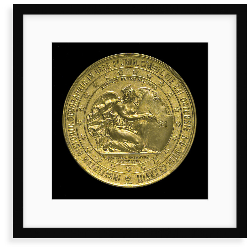 Medal commemorating the 4th centenary of the discovery of Brazil, 1900; reverse by Lauer Bros.