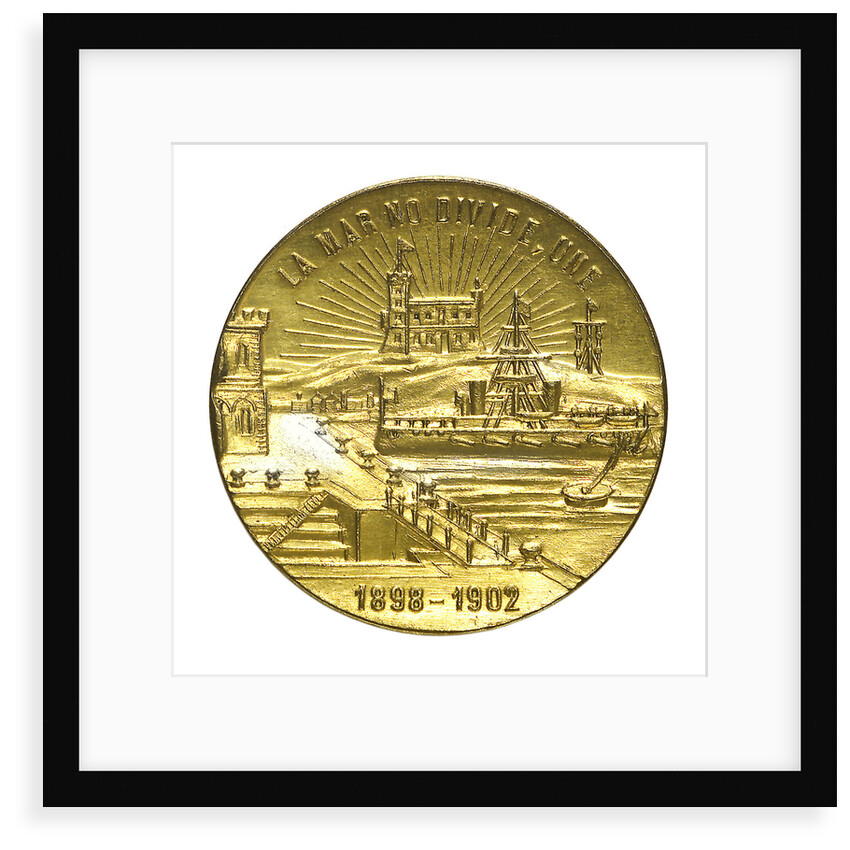 Medal commemorating the inauguration of the Dock of Carena, Puerto Militar, 1902; reverse by unknown