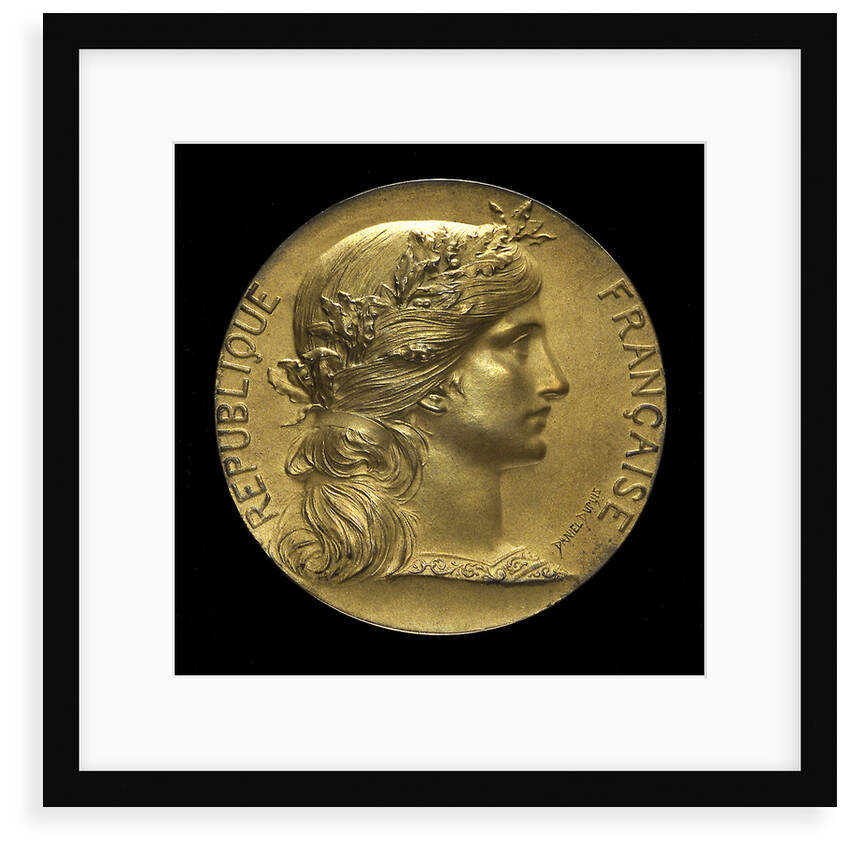 Medal commemorating the French Ministry of the Marine Regattas, Havre, 1910; obverse by D. Dupuis