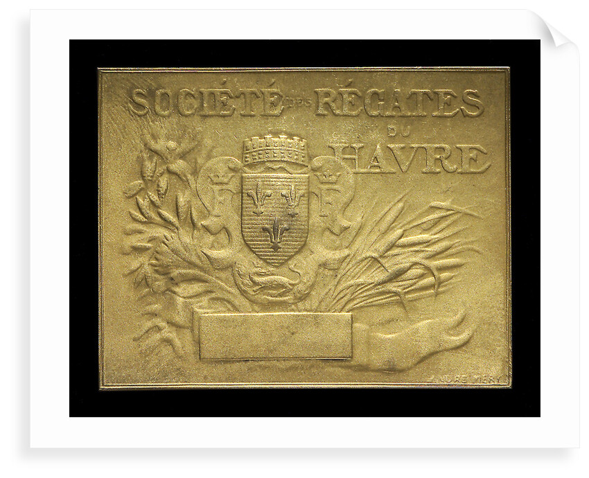 Medal commemorating the Société des Régates du Havre by Andre Mery
