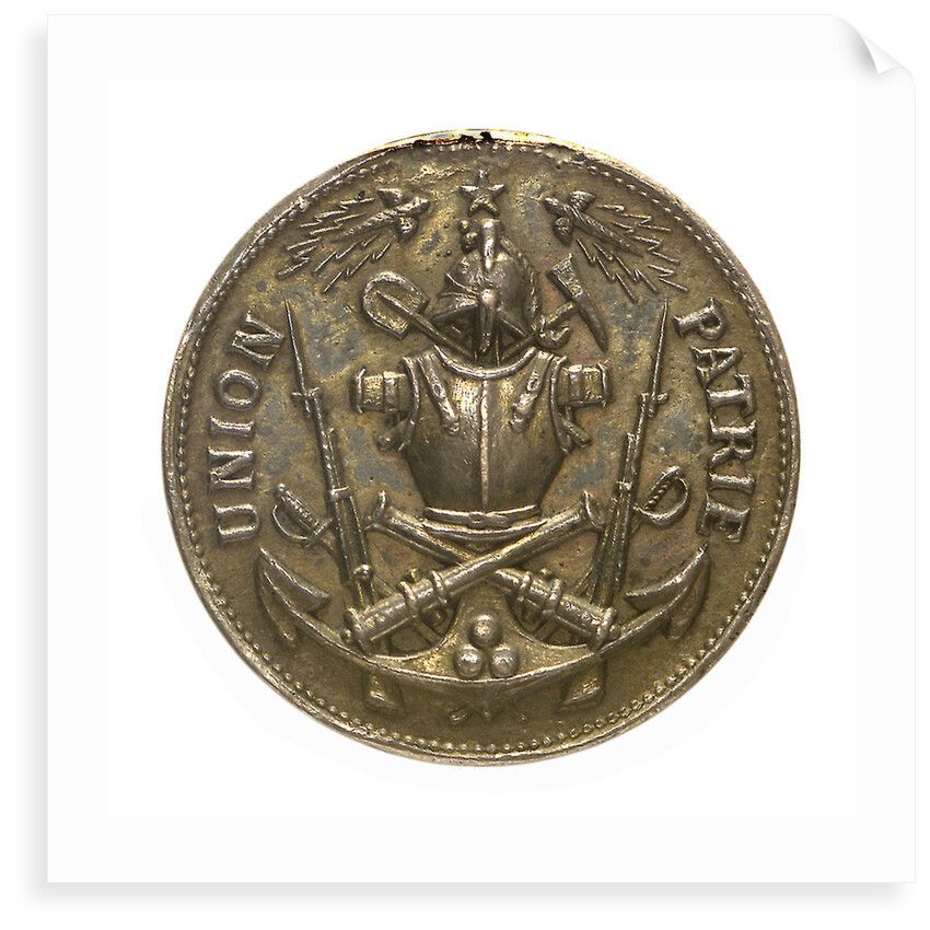 Medal commemorating the Army and Navy Under-Officers Association; obverse by Unknown