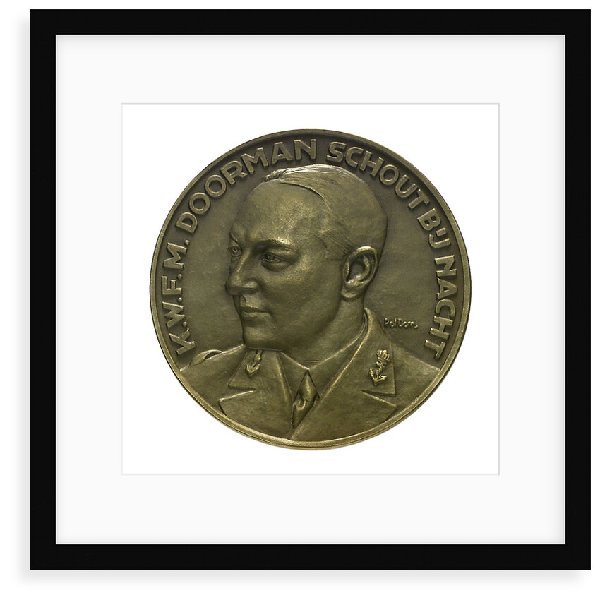 Medal commemorating the Battle of the Java Sea, 1942; obverse by Poldon