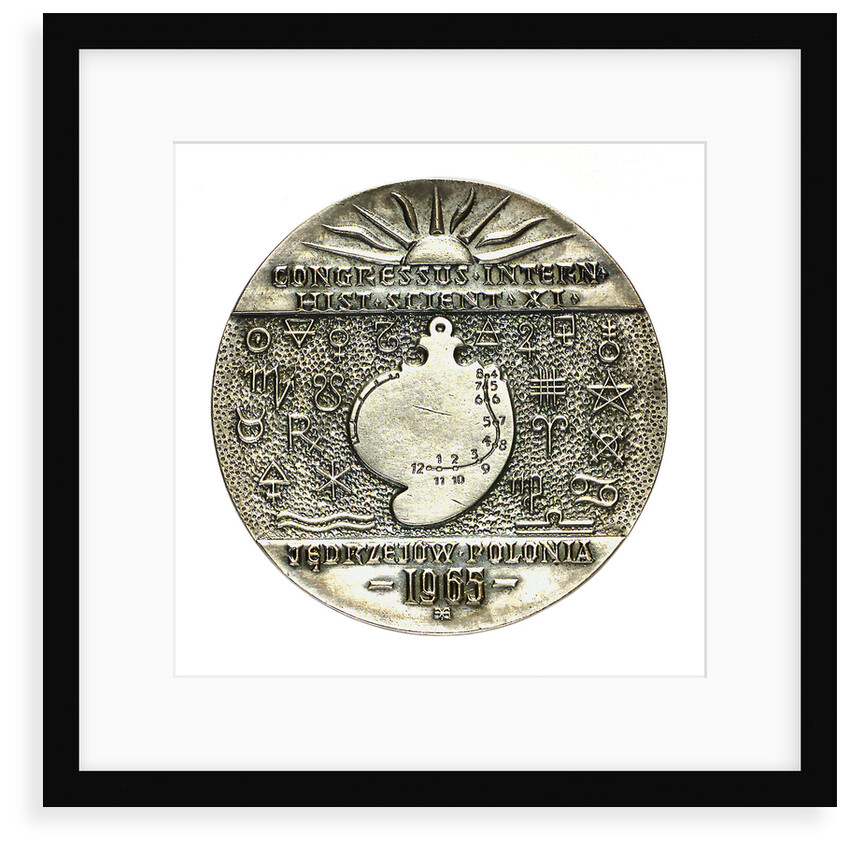 Medal commemorating the XIth International Congress of the History of Science, 1965; obverse by unknown