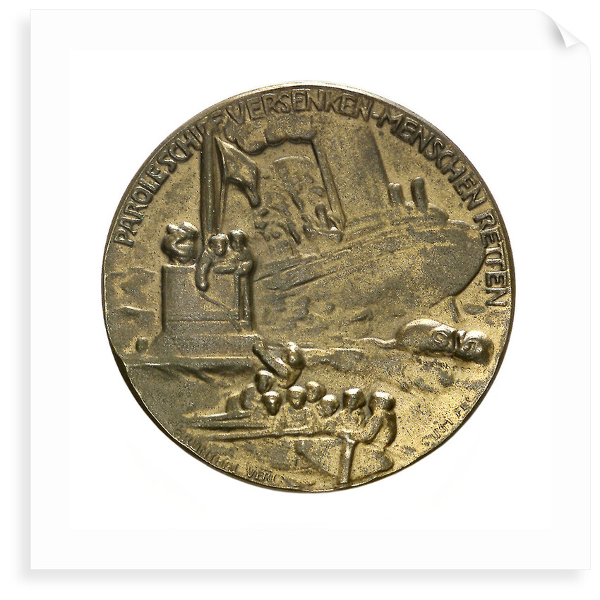 Medal commemorating Grossadmiral Alfred von Tirpitz (1849-1930); reverse by P. Sturm