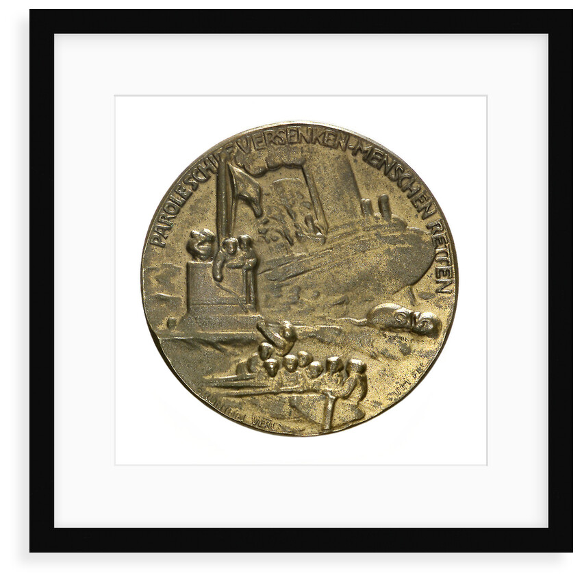 Medal commemorating Grossadmiral Alfred von Tirpitz (1849-1930); reverse by P. Sturm