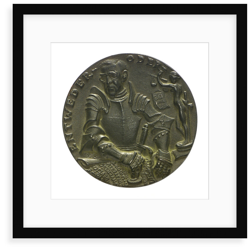 Medal commemorating the American note on U-boat warfare, 1916; obverse by Karl Goetz