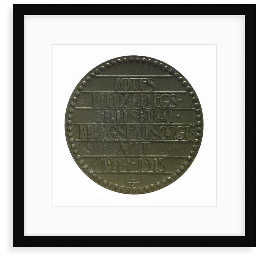 Medal commemorating the Austrian Red Cross Society; reverse by unknown