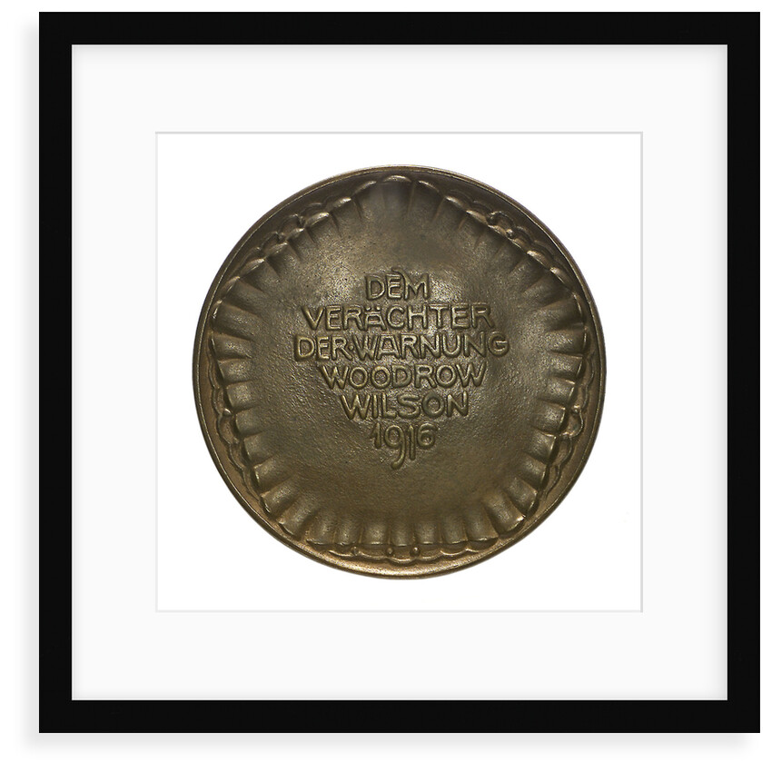 Medal commemorating the sinking of the SS 'Lusitania', 1915; reverse by W. Eberbach
