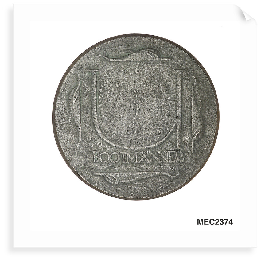 Medal commemorating U-boatmen by Josef Gangl