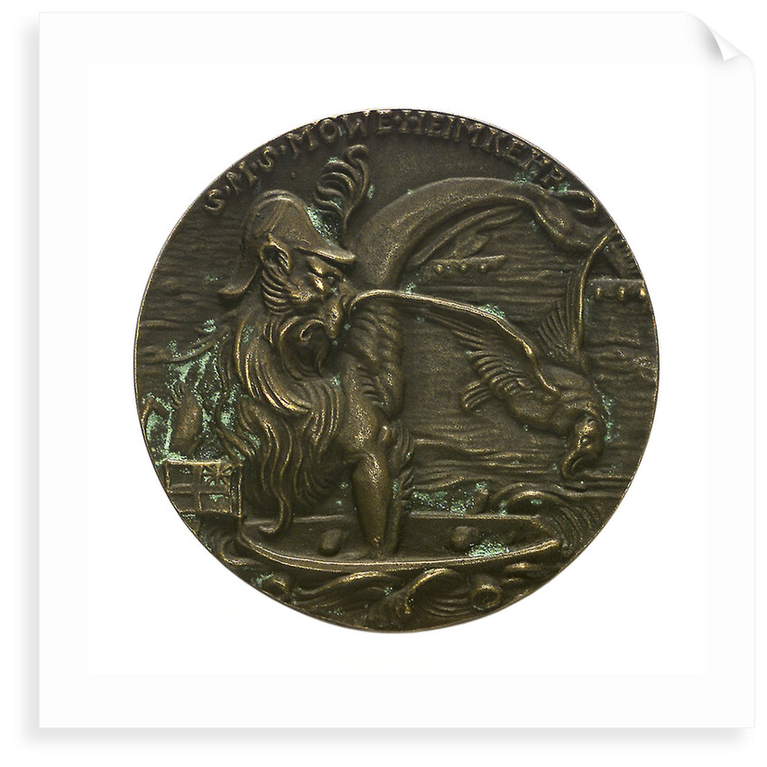 Medal commemorating the home-coming of SMS 'Möwe' by Karl Goetz
