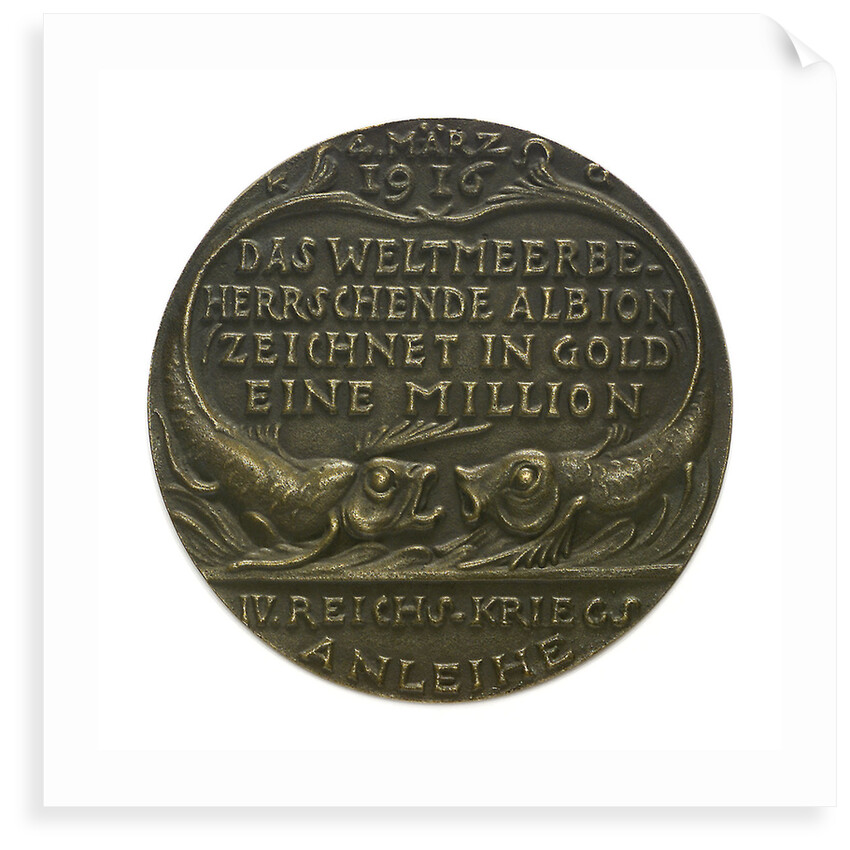 Medal commemorating the home-coming of SMS 'Möwe' by Karl Goetz