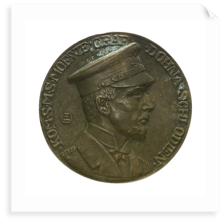 Medal commemorating the Captain of SMS 'Möwe', Graf Dohna Schlodien by unknown