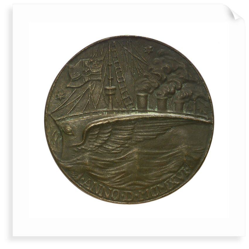 Medal commemorating the Captain of SMS 'Möwe', Graf Dohna Schlodien by unknown