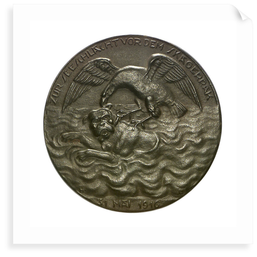 Medal commemorating the Battle of Jutland, 1916; obverse by H. Lindl