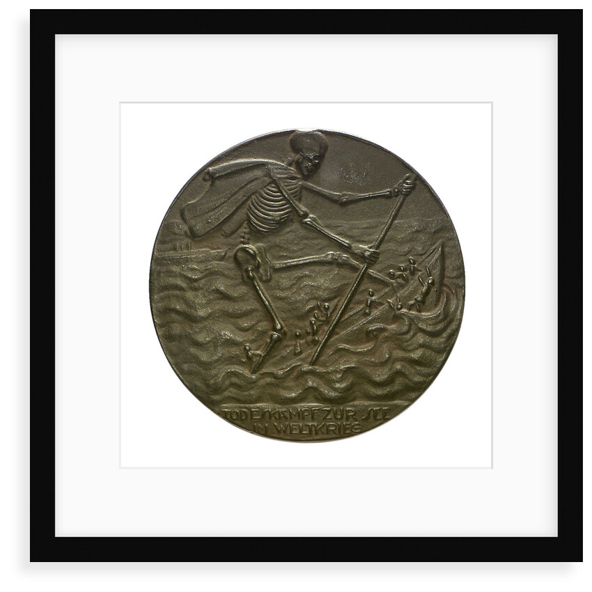 Medal commemorating the Battle of Jutland, 1916; reverse by H. Lindl