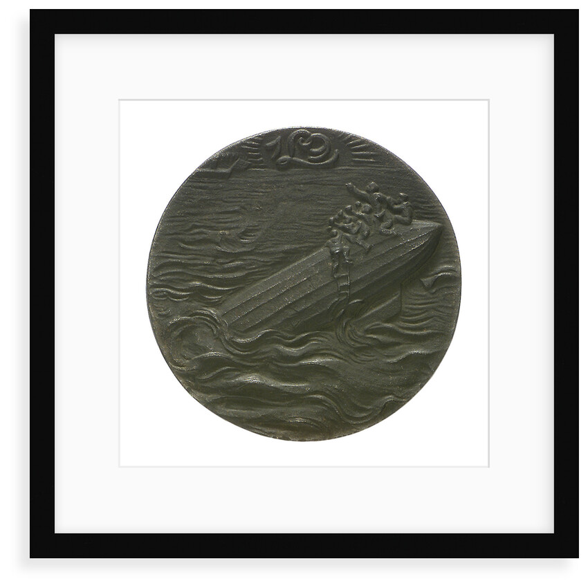 Medal commemorating the loss of the airship 'L19', 1916; obverse by Karl Goetz