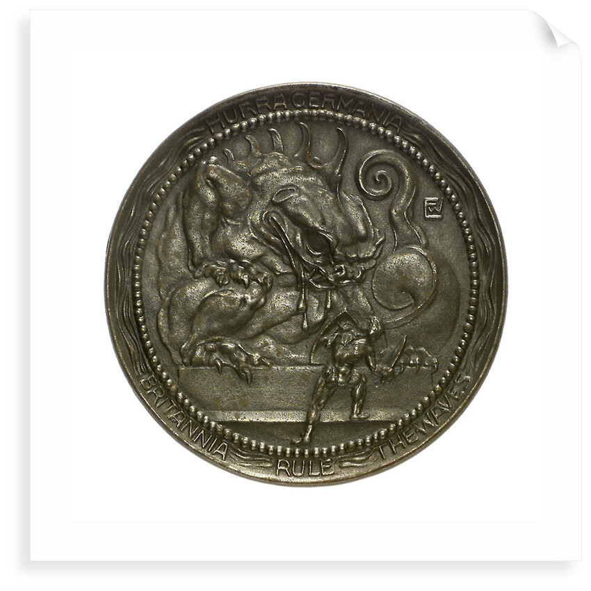 Medal commemorating Winston Churchill (1874-1965) First Lord of the Admiralty; obverse by W. Eberbach