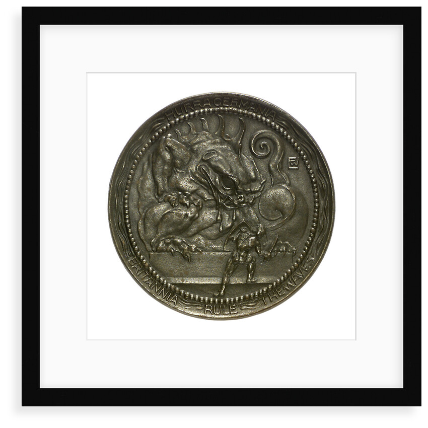 Medal commemorating Winston Churchill (1874-1965) First Lord of the Admiralty; obverse by W. Eberbach