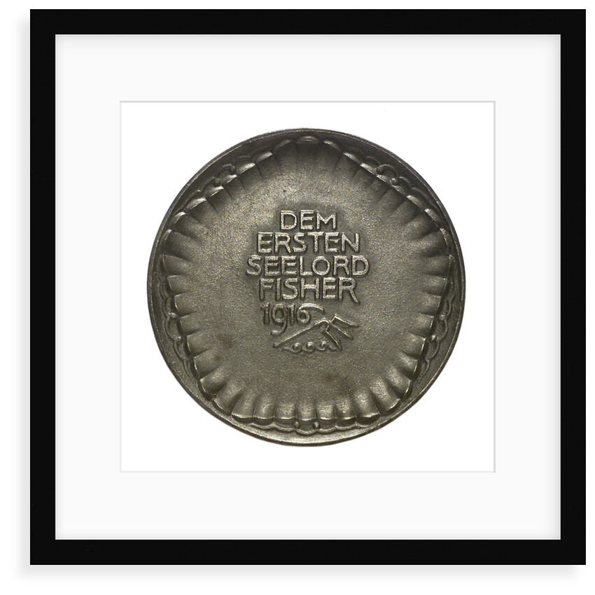 Medal commemorating Admiral John Arbuthnot Fisher (1841-1920), First Sea Lord; reverse by W. Eberbach
