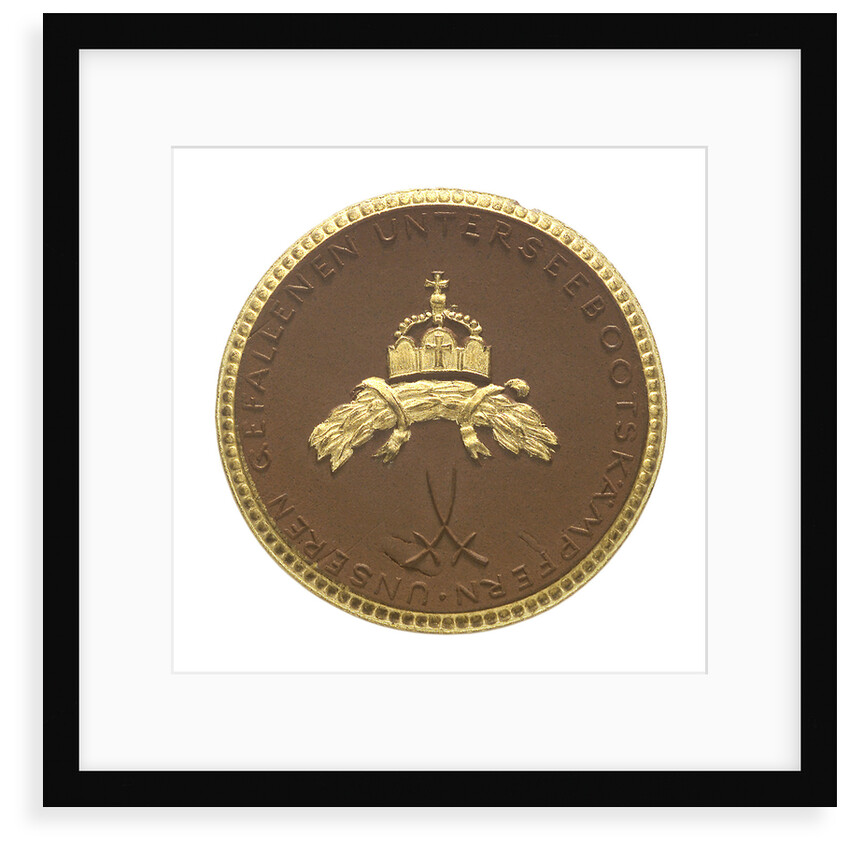 Medal commemorating a submarine officer's memorial; obverse by unknown