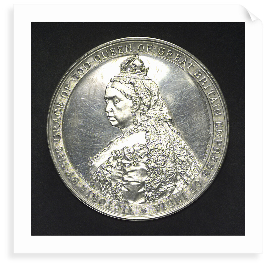 Medal commemorating the naval review at Spithead, 1889; obverse by L.C. Lauer