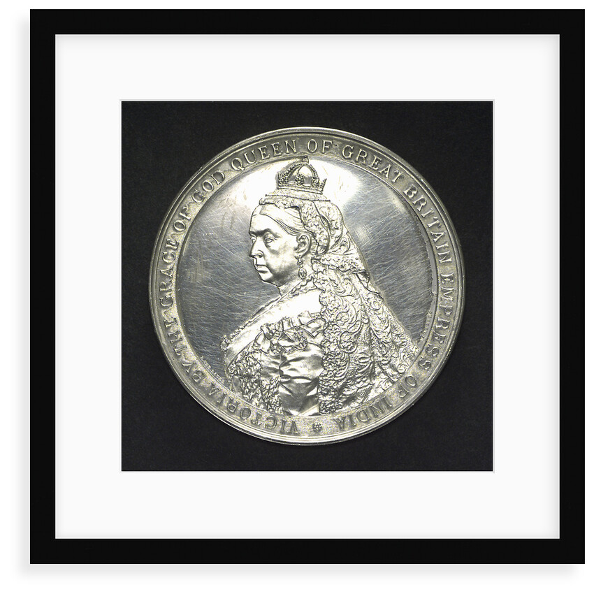 Medal commemorating the naval review at Spithead, 1889; obverse by L.C. Lauer