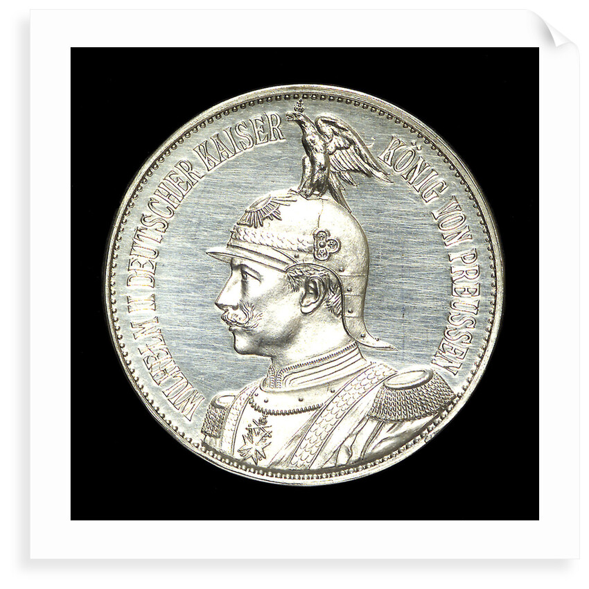 Medal commemorating the opening of the Kiel Canal, 1895; obverse by Oertel