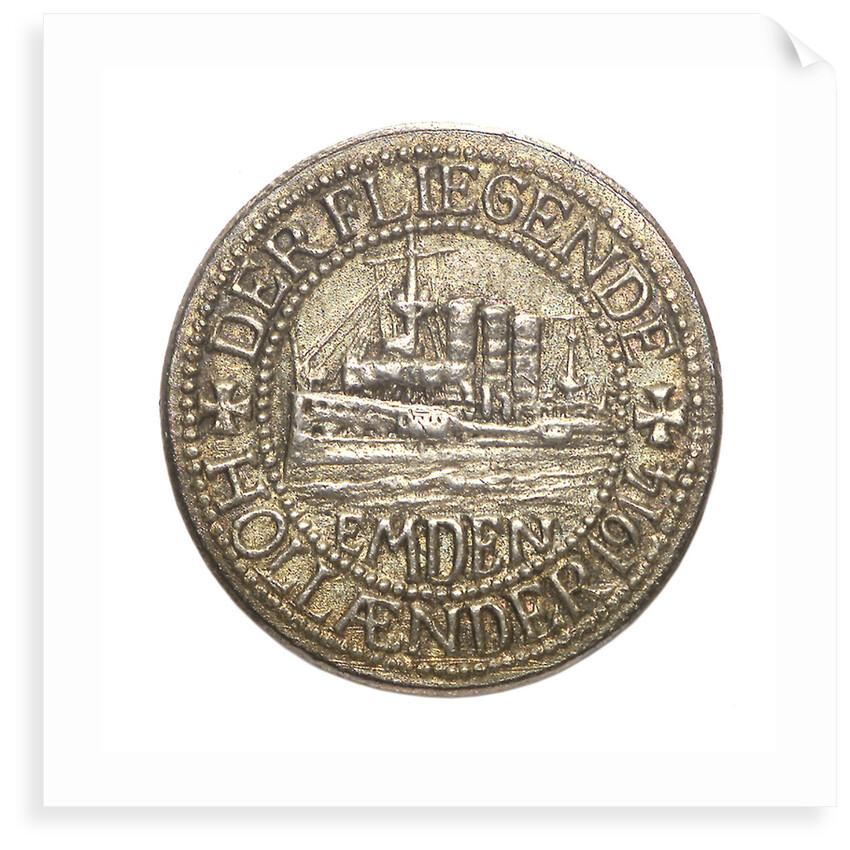 Medal commemorating Captain Karl von Müller (1873-1923) and the cruiser 'Emden' by Unknown