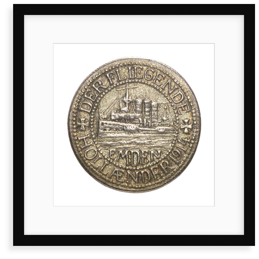Medal commemorating Captain Karl von Müller (1873-1923) and the cruiser 'Emden' by Unknown