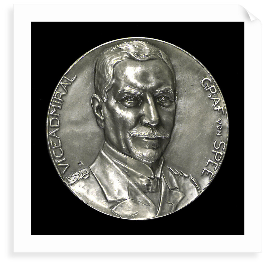 Medal commemorating Count von Spee Count Otto and Count Henry von Spee and the Battle of the Falkland Islands, 1914; obverse by A. L.