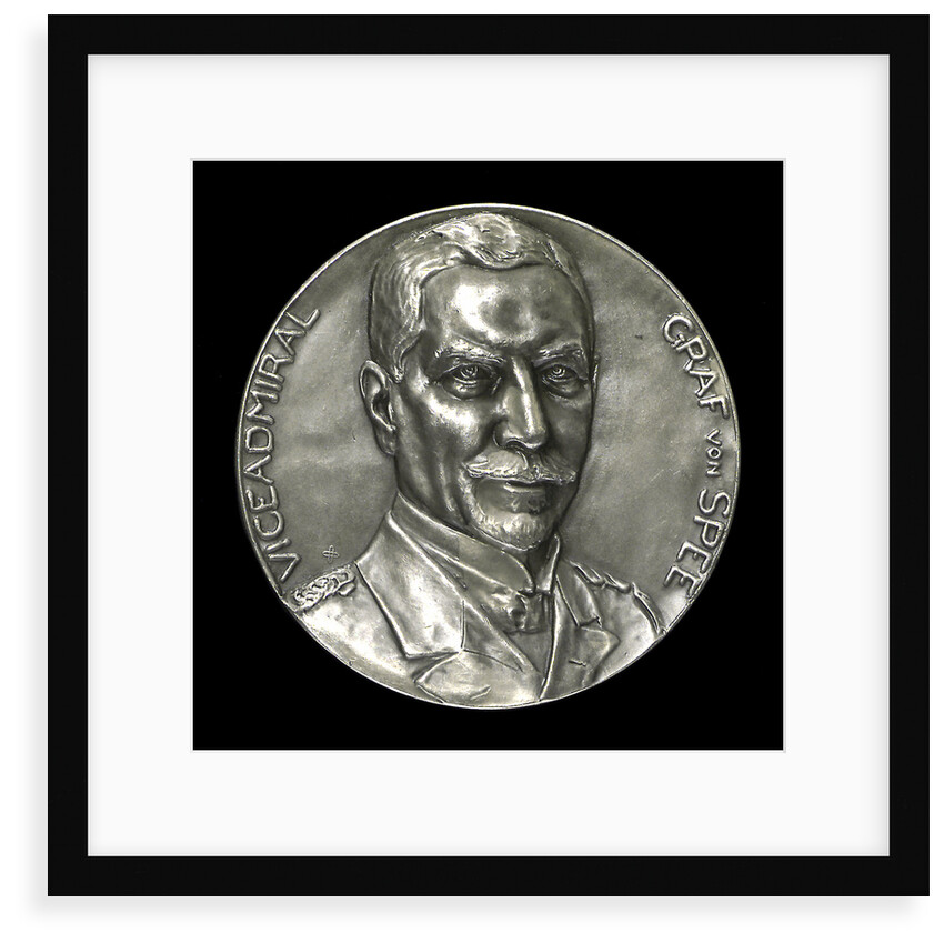 Medal commemorating Count von Spee Count Otto and Count Henry von Spee and the Battle of the Falkland Islands, 1914; obverse by A. L.