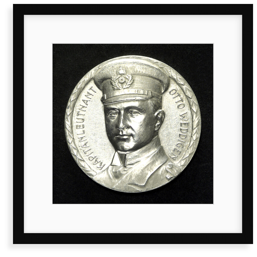 Medal commemorating Captain-Lieutenant Otto von Weddigen (1882-1915) Commander of 'U9' and 'U29'; obverse by F. Eue
