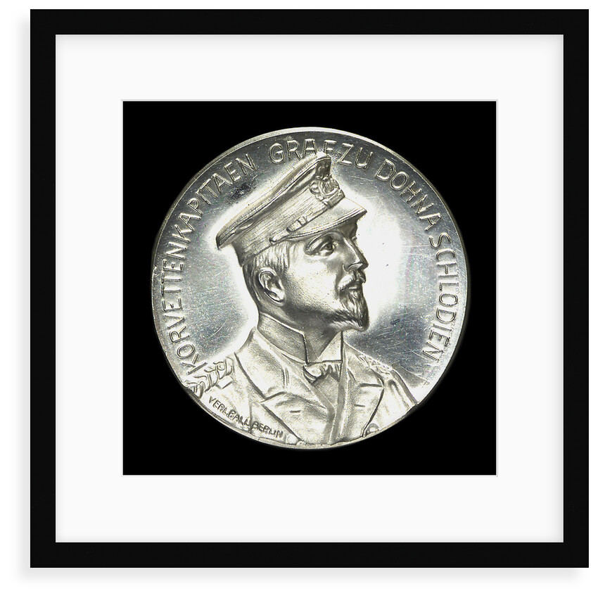 Medal commemorating Captain Count Dohna-Schlodien and the return of the 'Moewe' by M. Gotze